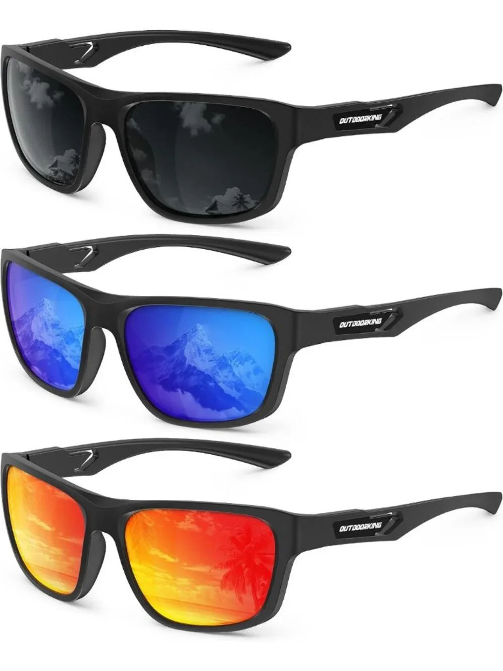 Polarized UV400 Sports Sunglasses for Men & Women - Perfect for Driving